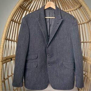 🧥 JOE Tailored Charcoal Cotton Stretch Blazer Jacket | 42 Short (Men’s Medium)